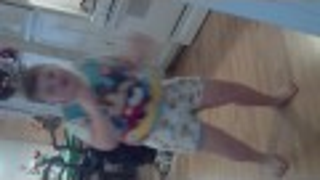 Kid With Mickey Mouse Underpants & Banana Mic Sings "Bad Romance"